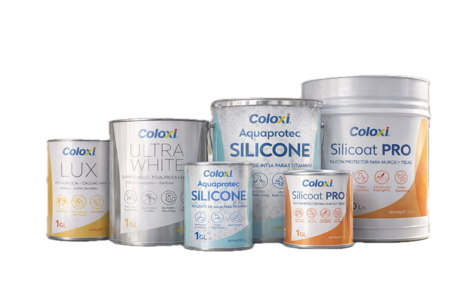Muro exterior protegido con pintura para intemperie